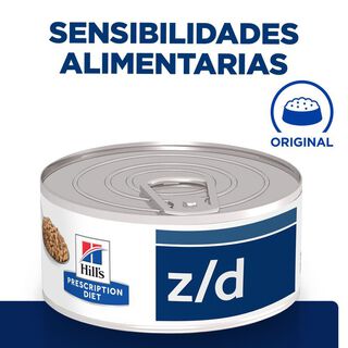 Hill's Prescription Diet Food Sensitives lata z/d para gatos