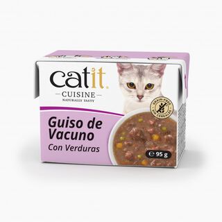 Catit Cuisine Guiso Vacuno con verdura para gatos