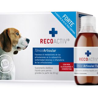 Recoactiv Tónico Articular Forte ayuda a suministrar a las articulaciones para perros