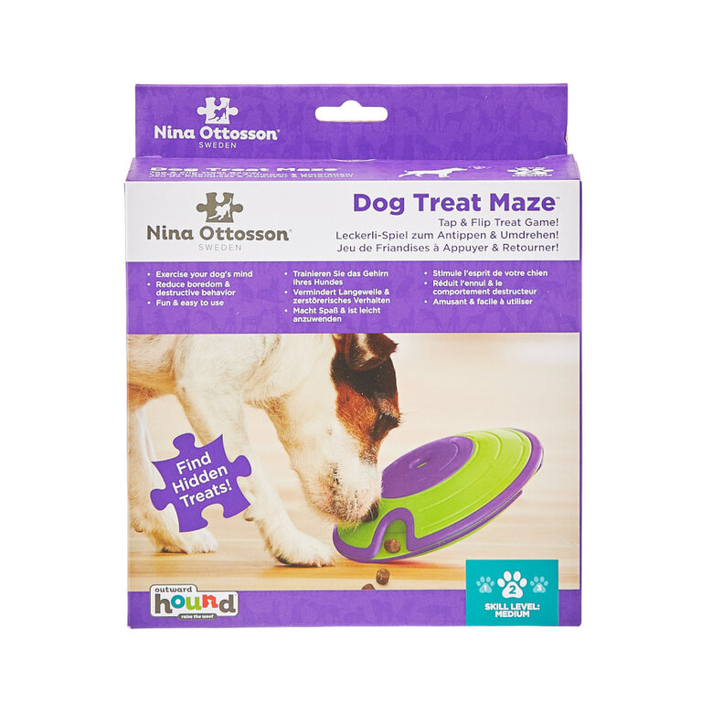 Outward Hound Nina Ottosson Treat Maze Disco Interactivo para perros, , large image number null