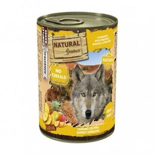 Pack de 6 latas de comida húmeda para perros sabor Canguro