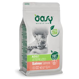 Oasy Adulto Esterilizado Salmón pienso para gatos