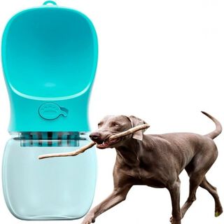Edipets bebedero portátil azul libre BPA para perros medianos y grandes