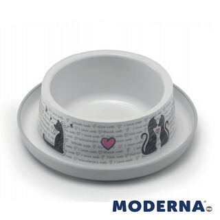 Moderna Mp Comedero Trendy Dinner Cats In Love para gatos