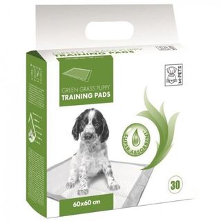 MPets green learning mat alfombra de aprendizaje blanco para cachorros