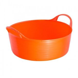 Cubo Tubtrug flexible con poca profundidad color Naranja