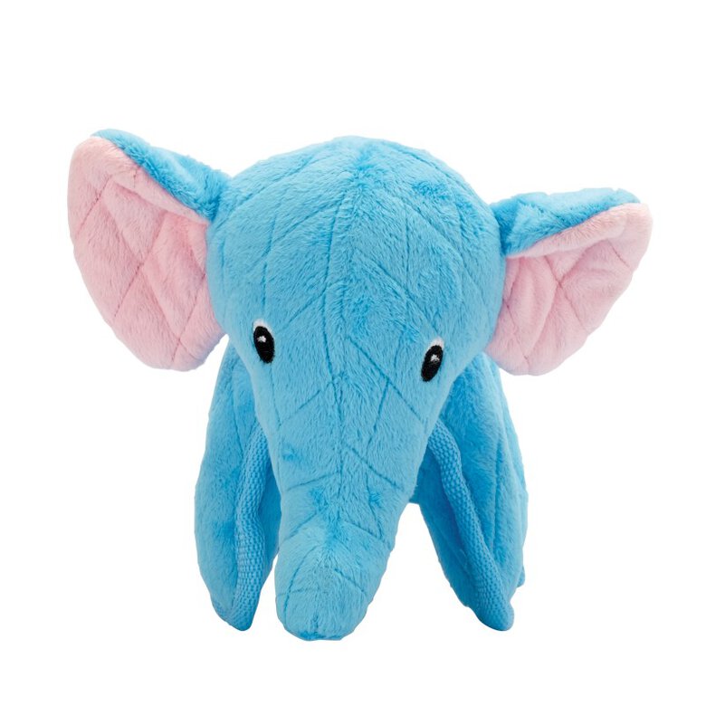 Juguete de peluche para perros Zeus Safari, Elefante, Azul, 16,58cm, , large image number null