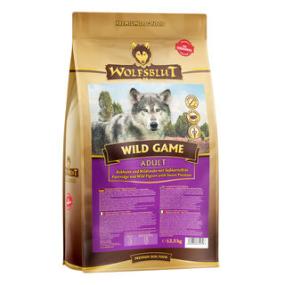 Wolfsblut Wild Game Adult Perdiz, Pichón Silvestre Con Boniatos para perros