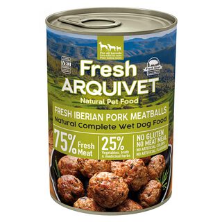 Arquivet Fresh Iberian Pork Meatballs Albóndigas Con Cerdo Ibérico para perro