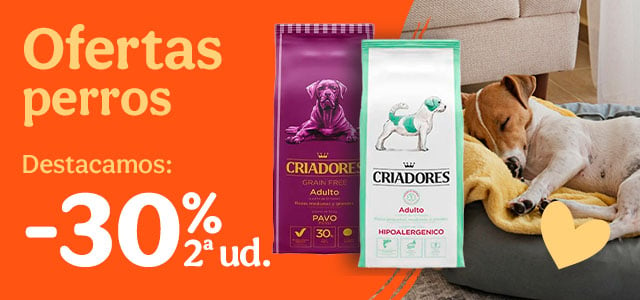 2ª ud al -30% en Criadores Grain Free para perro