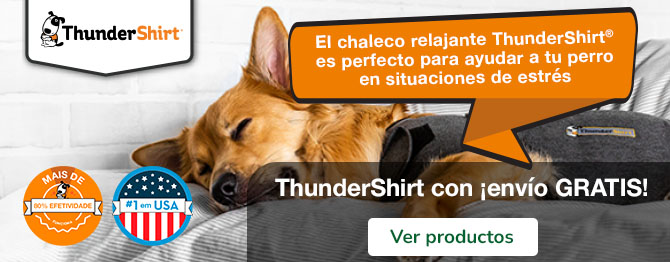 ¡Envío GRATIS con camiseta Thundershirt!