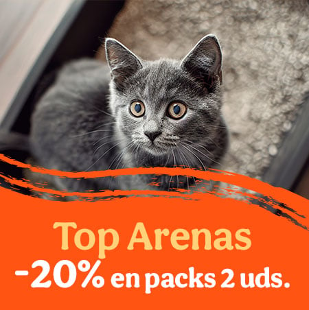 Top arenas: packs 2 uds -20% de descuento