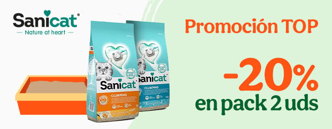 Sanicat: -20% en packs 2 uds