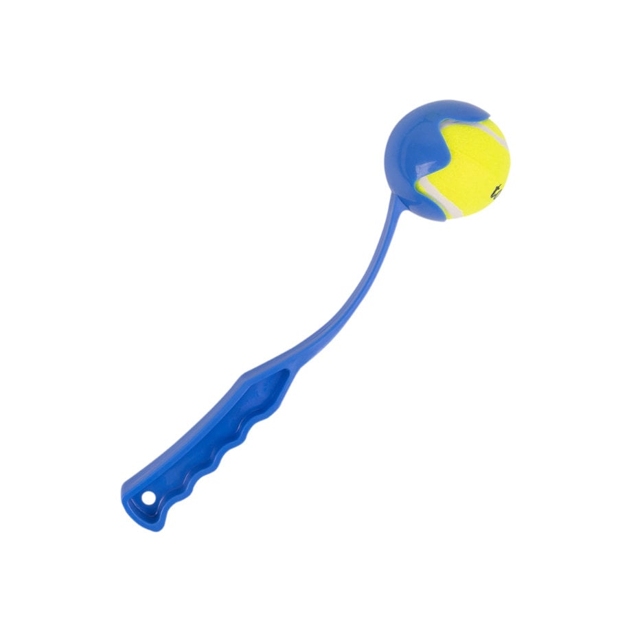 Tootoy! Tennis Ball Launcher Lanzador de Pelotas Azul para perros