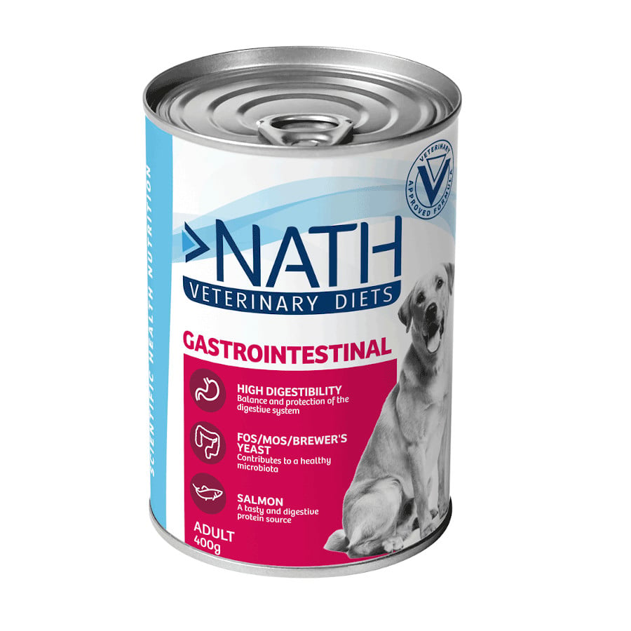 400 g Nath Veterinary Diets Gastrointestinal Salmón lata para perros