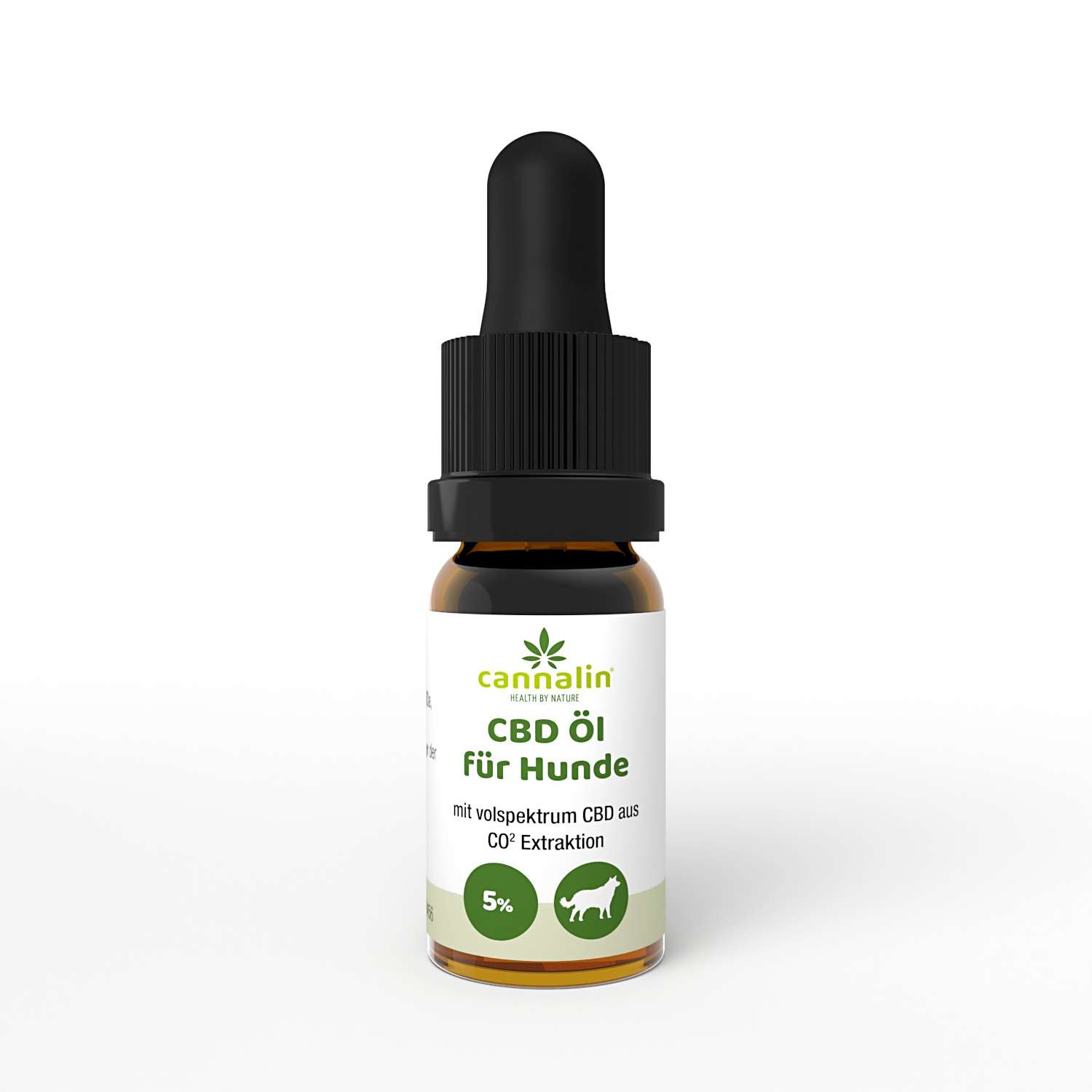 Cannalin - Aceite de CBD para perros con aceite de salmón - 5% - 10ml