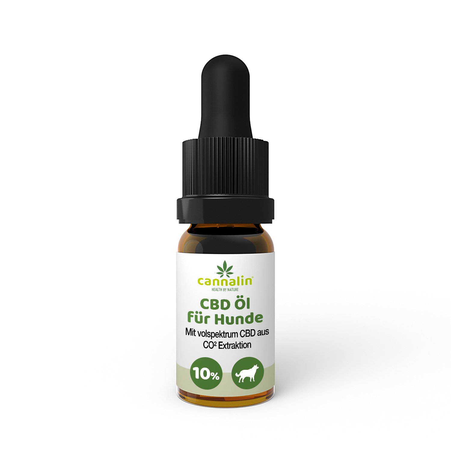 Cannalin - Aceite de CBD para perros con aceite de salmón - 10% - 10ml