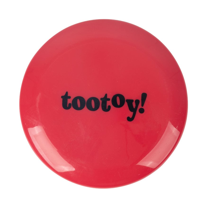 Tootoy! Flying disc Red Frisbee Rojo para perros