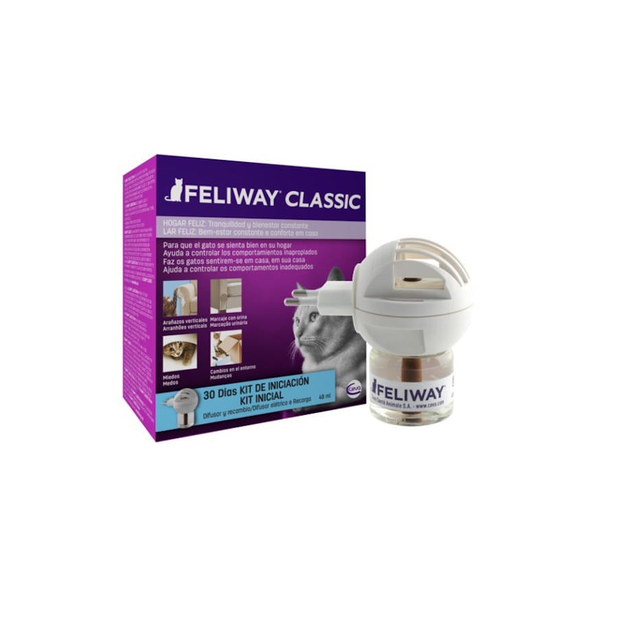 Feliway Classic Difusor y/o Recambio Tranquilizante para gatos