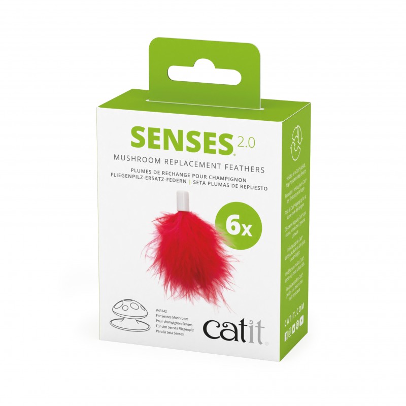 Plumas de repuesto para juguete para Gatos Seta Catit Sense 2.0