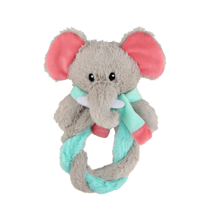 Tootoy! Puppy Elephant Ring Cuddler peluche para cachorros