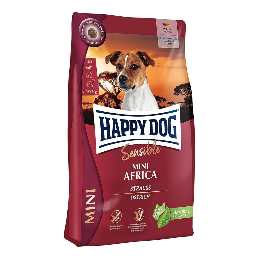 4 KG Happy Dog Adult Mini Africa pienso para perro pequeño