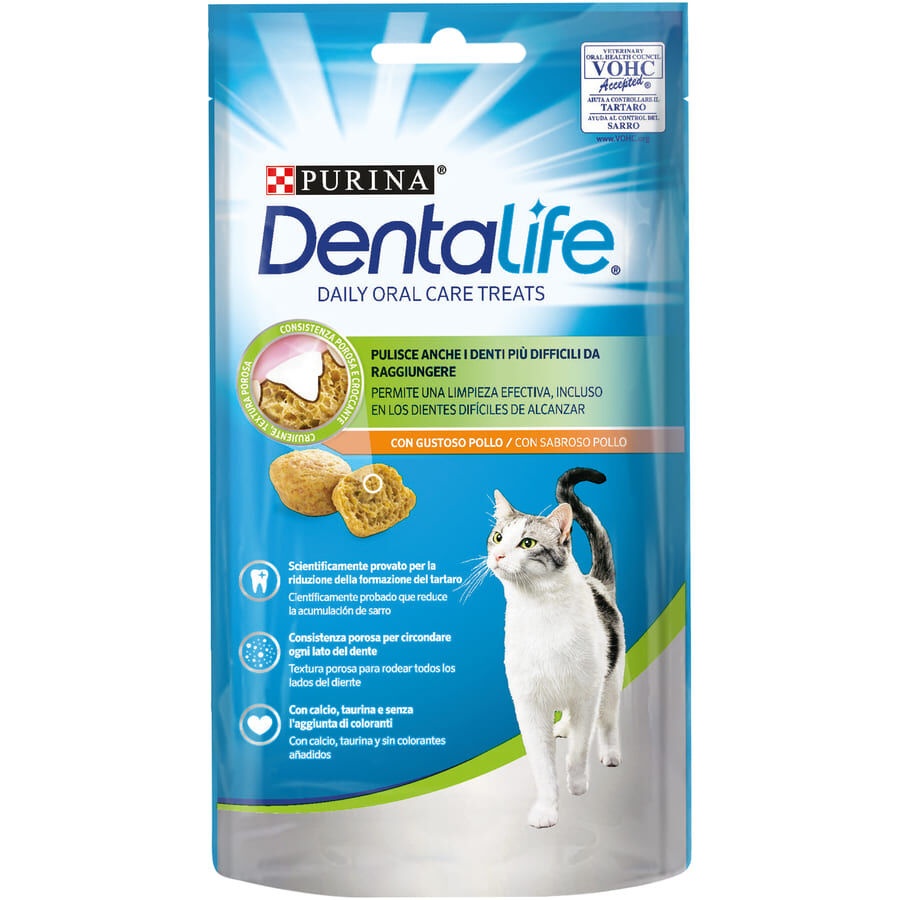 Dentalife Snack Dentales Pollo para gatos