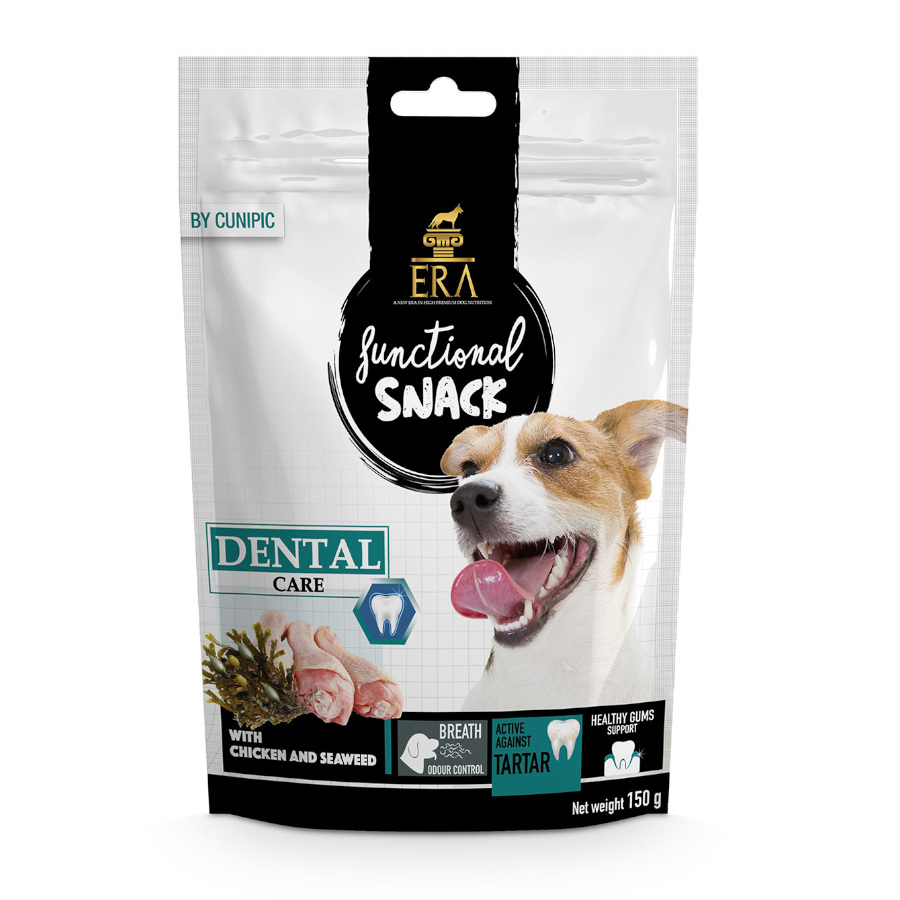 0.15 KG Era Snacks Dentales Functional Pollo y Algas para perros